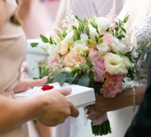Cadeaux de mariage, jour du mariage