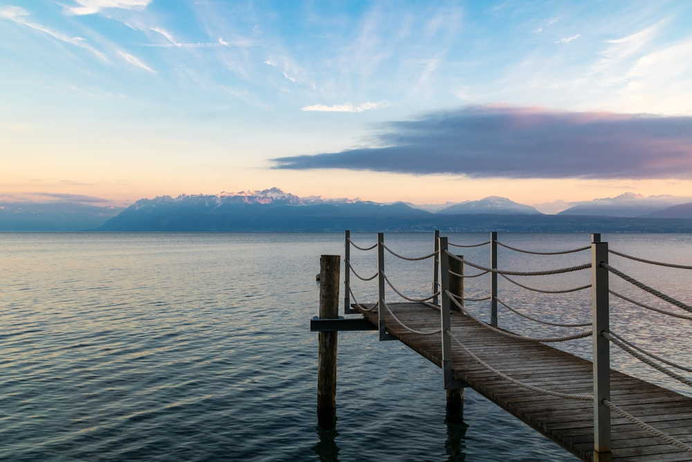 Lac Léman, Vaud Suisse.