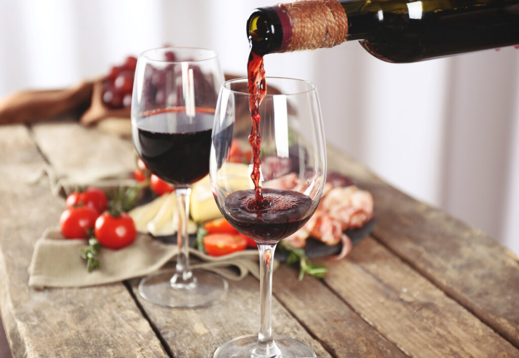 Raffinata degustazione di vini