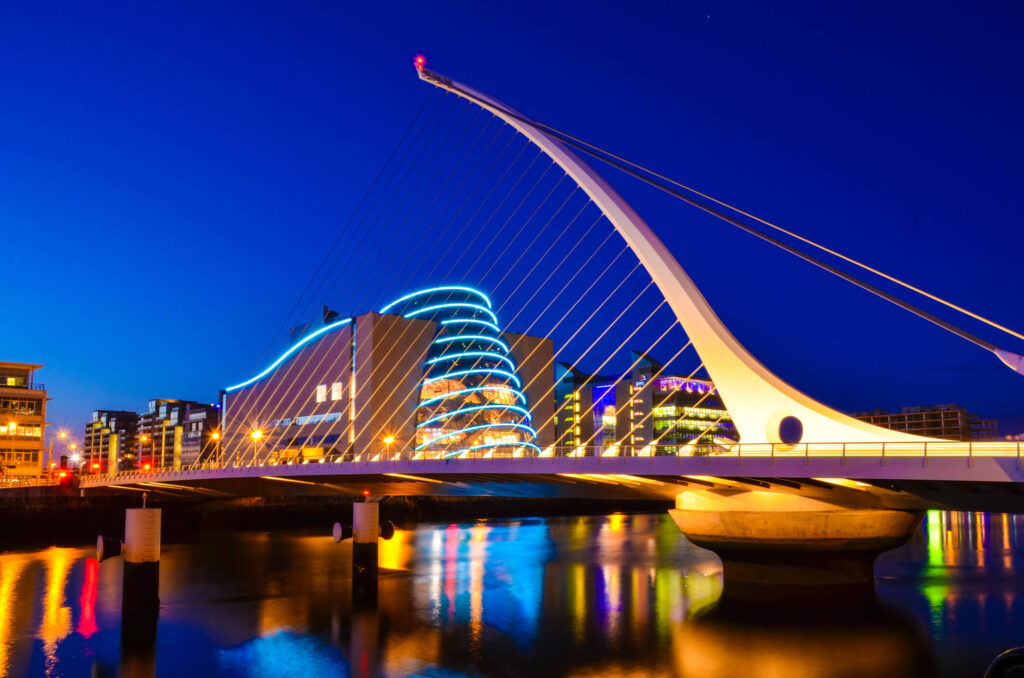 Samuel Beckett Bridge a Dublino